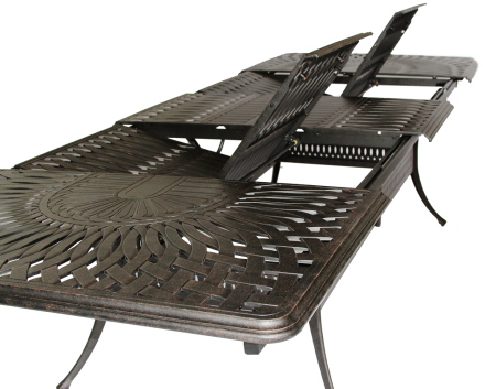 Outdoor Patio 48x84-132 Inch Extendable Table Series 6000